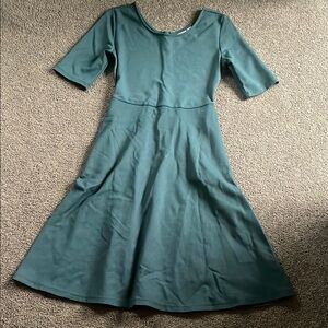 Virginia Dare XS Short Green Emma Dress